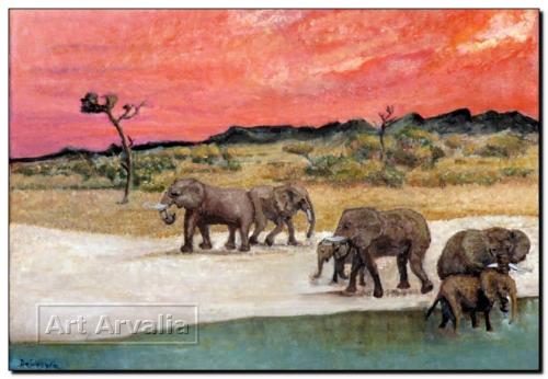 Elefanti d'Africa